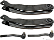 4-Piece Kit Front, Driver and Passenger Side, Upper Control Arm Kit, Includes (2) Control Arm and (2) Tie Rod End