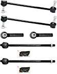 6-Piece Kit Front Suspension Kit, Includes (2) Sway Bar Link and (4) Tie Rod End