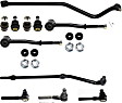 11-Piece Kit Front, Driver and Passenger Side Suspension Kit, Includes (4) Ball Joint, (2) Sway Bar Link, (4) Tie Rod End and (1) Track Bar