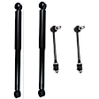 4-Piece Kit Rear Suspension Kit, Includes (2) Shock Absorber and (2) Sway Bar Link