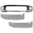 3-Piece Kit, Front Bumper, Chrome, Includes (1) Bumper and (2) Headlight Filler