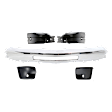 5-Piece Kit, Front Bumper, Chrome, Includes (1) Bumper and (4) Bumper End