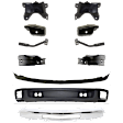 13-Piece Kit, Front Bumper, Chrome, Includes (1) Bumper, (6) Bumper Bracket, (4) Bumper End, and (2) Valance
