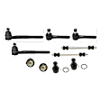 10-Piece Kit Front Suspension Kit, Includes (4) Ball Joint, (2) Sway Bar Link, and (4) Tie Rod End