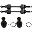 4-Piece Kit Front Suspension Kit, Includes (2) Ball Joint and (2) Sway Bar Link