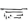 8-Piece Kit Front, Driver and Passenger Side Suspension Kit, 4WD, Includes (4) Ball Joint and (4) Tie Rod End