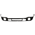 7-Piece Kit Front Primed Bumper Cover, Includes (6) Bumper Bracket and (1) Bumper Cover
