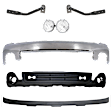 6-Piece Kit Front Bumper Chrome, Includes (1) Bumper, (1) Fog Light, (2) Valance and (2) Bumper Bracket