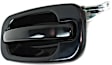 2001-2006 Chevrolet Silverado 1500 HD - 6-Piece Kit Tailgate Handle and Bezel, Smooth Black, Plastic, Without Camera Hole, Without Key Hole, Includes (4) Exterior Door Handle and (2) Tailgate Handle