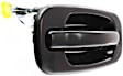 2001-2006 Chevrolet Silverado 1500 HD - 6-Piece Kit Tailgate Handle and Bezel, Smooth Black, Plastic, Without Camera Hole, Without Key Hole, Includes (4) Exterior Door Handle and (2) Tailgate Handle