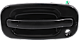 2001-2006 Chevrolet Silverado 1500 HD - 6-Piece Kit Tailgate Handle and Bezel, Smooth Black, Plastic, Without Camera Hole, Without Key Hole, Includes (4) Exterior Door Handle and (2) Tailgate Handle