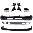 2005 Chevrolet Silverado 2500 HD Base - 9-Piece Kit Front Bumper, For Models With Tow Hook, Paint to Match,  Includes (1) Bumper, (4) Bumper Bracket, (1) Bumper Cover, (2) Fog Light, and (1) Valance