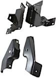 2005 Chevrolet Silverado 2500 HD Base - 9-Piece Kit Front Bumper, For Models With Tow Hook, Paint to Match,  Includes (1) Bumper, (4) Bumper Bracket, (1) Bumper Cover, (2) Fog Light, and (1) Valance