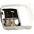 6-Piece Kit Front, Driver and Passenger Side Bumper End, Chrome, Plastic, Includes (2) Bumper End, (2) Fog Light, and (2) Valance
