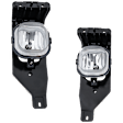 5-Piece Kit Front Bumper Painted Black, Includes (1) Bumper, (1) Bumper Cover, (1) Fog Light and (2) Bumper Bracket