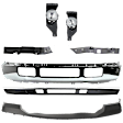 6-Piece Kit Bumper Chrome, Includes (1) Bumper, (1) Bumper Cover, (1) Fog Light, (1) Valance and (2) Bumper Trim