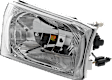 2002 Ford F-250 Super Duty - 6-Piece Kit Driver and Passenger Side Halogen Headlight, With bulb(s), OE Replacement,  Includes (2) Corner Light, (2) Fog Light, and (2) Headlight