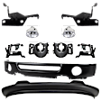 10-Piece Kit, Front Bumper, Paint to Match, Includes (1) Bumper, (4) Bumper Bracket, (2) Fog Light, (2) Fog Light Bracket, and (1) Valance