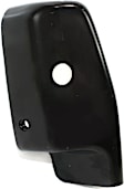 6-Piece Kit Front, Driver and Passenger Side Bumper End, Painted Black, Steel, Includes (4) Bumper Bracket and (2) Bumper End