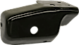 6-Piece Kit Front, Driver and Passenger Side Bumper End, Painted Black, Steel, Includes (4) Bumper Bracket and (2) Bumper End