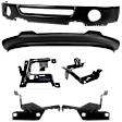 2006 Ford F-150 - 6-Piece Kit Front Bumper, Production Date From August 9 2005, Paint to Match, Crew Cab Pickup, Includes (1) Bumper, (4) Bumper Bracket, and (1) Valance
