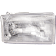 2000 Ford F-250 Super Duty - 5-Piece Kit Header Panel,  Includes (2) Corner Light, (1) Header Panel, and (2) Headlight