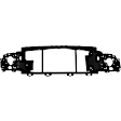 2000 Ford F-250 Super Duty - 5-Piece Kit Header Panel,  Includes (2) Corner Light, (1) Header Panel, and (2) Headlight