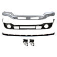 5-Piece Kit Front Bumper, Chrome, Includes (1) Bumper, (1) Bumper Cover, (2) Fog Light, and (1) Valance