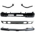 2004 Chevrolet Silverado 1500 Base - 5-Piece Kit Front Bumper, Paint to Match, Includes (1) Bumper, (2) Bumper Bracket, (1) Bumper Cover, and (1) Valance