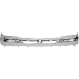 2006 Chevrolet Silverado 1500 - 5-Piece Kit Front Bumper, Chrome, Standard Cab Pickup, Includes (1) Bumper, (2) Bumper Bracket, (1) Bumper Cover, and (1) Valance