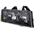 2007 Chevrolet Colorado - 5-Piece Kit Driver and Passenger Side Halogen Headlight, With bulb(s), For Models Without Performance Xtreme Package, OE Replacement,  Includes (2) Corner Light, (1) Grille Assembly, and (2) Headlight