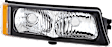 5-Piece Kit Grille Textured Gray, Includes (1) Grille Assembly, (2) Headlight, and (2) Turn Signal Light