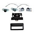1991 GMC C1500 - 6-Piece Kit Driver and Passenger Side Tailgate Hinge, Mounted on Tailgate,  Includes (2) Tailgate Cable, (2) Tailgate Handle, and (4) Tailgate Hinge