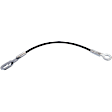 1991 GMC C1500 - 6-Piece Kit Driver and Passenger Side Tailgate Hinge, Mounted on Tailgate,  Includes (2) Tailgate Cable, (2) Tailgate Handle, and (4) Tailgate Hinge