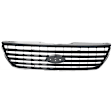 5-Piece Kit Front Primed Bumper Cover, Includes (1) Bumper Cover, (1) Bumper Grille, (2) Fog Light, and (1) Grille Assembly