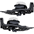 5-Piece Kit Front Bumper Painted Black, Includes (1) Bumper, (2) Headlight, (1) Fog Light and (1) Valance