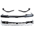 2004 Chevrolet Avalanche 1500 - 4-Piece Kit Front Bumper, For Models Without Body Cladding, Chrome, Includes (1) Bumper, (2) Bumper Bracket, and (1) Bumper Cover