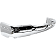 2004 Chevrolet Avalanche 1500 - 4-Piece Kit Front Bumper, For Models Without Body Cladding, Chrome, Includes (1) Bumper, (2) Bumper Bracket, and (1) Bumper Cover