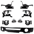 2008 Ford F-150 - 9-Piece Kit Front Bumper, Paint to Match,  Includes (1) Bumper, (4) Bumper Bracket, (2) Fog Light, and (2) Fog Light Bracket