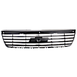 4-Piece Kit Grille Trim, Upper and Lower, Chrome, Includes (2) Grille Trim, (1) Bumper Grille and (1) Grille Assembly