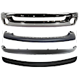 4-Piece Kit, Front Bumper, Chrome, Includes (1) Bumper, (1) Bumper Trim, and (2) Valance