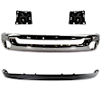 4-Piece Kit, Front Bumper, Chrome, Includes (1) Bumper, (2) Bumper Bracket, and (1) Valance