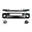 4-Piece Kit, Front Bumper, Painted Black, Includes (1) Bumper, (2) Fog Light, and (1) Valance