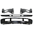 4-Piece Kit Front Bumper, For Models With Fender Flare Holes, Paint to Match, Includes (1) Bumper, (2) Bumper Bracket, and (1) Valance