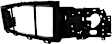 1999 Ford F-250 Super Duty - 4-Piece Kit Grille, Painted Silver,  Includes (1) Grille Assembly, (1) Header Panel, and (2) Headlight