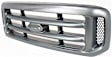 1999 Ford F-250 Super Duty - 4-Piece Kit Grille, Painted Silver,  Includes (1) Grille Assembly, (1) Header Panel, and (2) Headlight