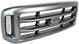 1999 Ford F-250 Super Duty - 4-Piece Kit Grille, Painted Silver,  Includes (1) Grille Assembly, (1) Header Panel, and (2) Headlight