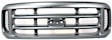 1999 Ford F-250 Super Duty - 4-Piece Kit Grille, Painted Silver,  Includes (1) Grille Assembly, (1) Header Panel, and (2) Headlight