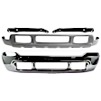 4-Piece Kit, Front Bumper, Chrome, Includes (1) Bumper, (2) Bumper Bracket, and (1) Valance