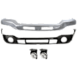4-Piece Kit, Front Bumper, Chrome, Includes (1) Bumper, (1) Bumper Cover, and (2) Fog Light